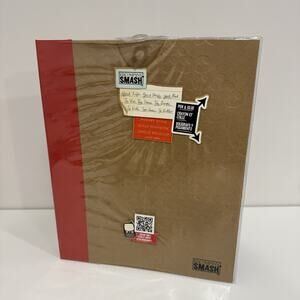 K&Company XXL 13.5 x 11 Red Smash Book Pocket Style Scrapbook Journal Folio New